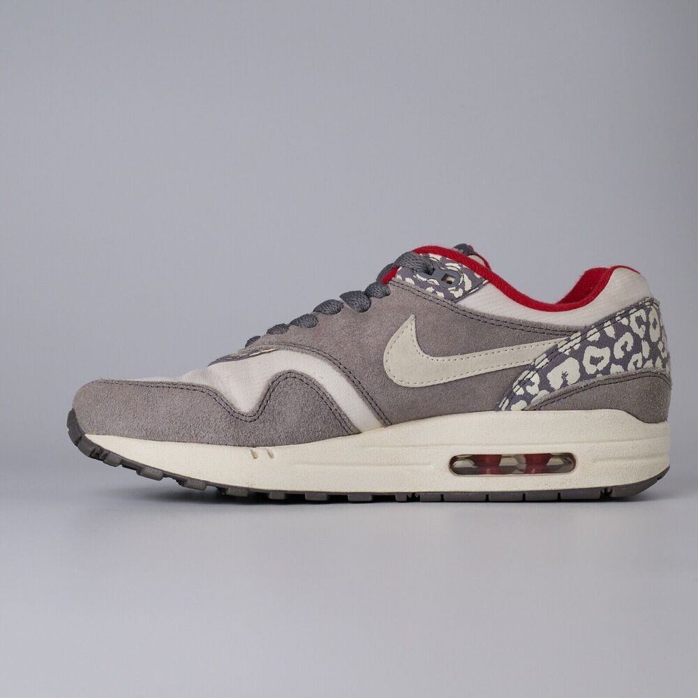 Women's Vintage Nike Air Max 1 Leopard Pack 2012 Running Shoes 319986-099 sz 8 - Picture 2 of 13